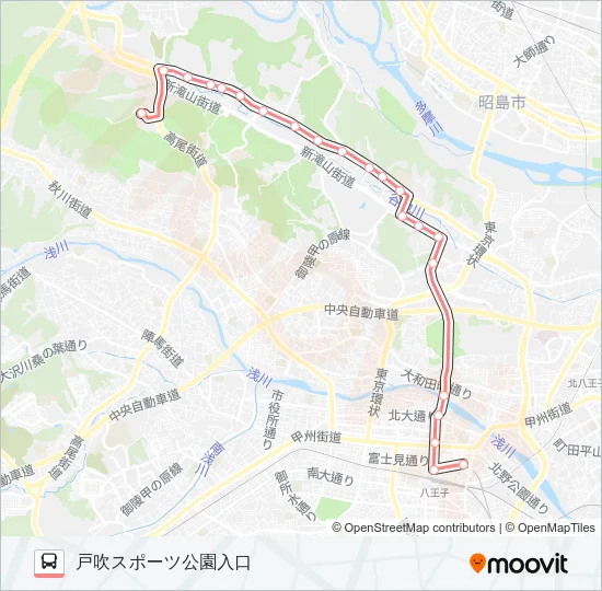 ひ08 の路線図