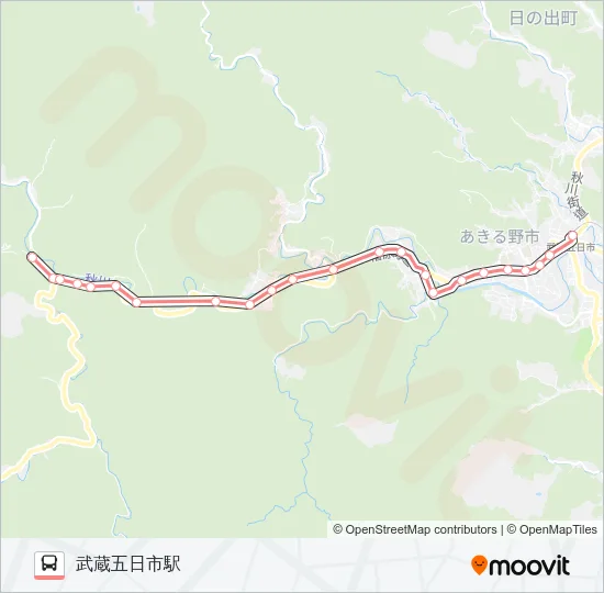 五14 の路線図