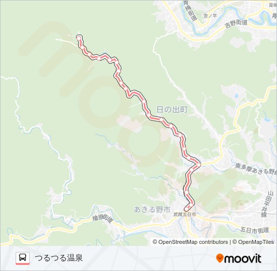 五20 bus Line Map