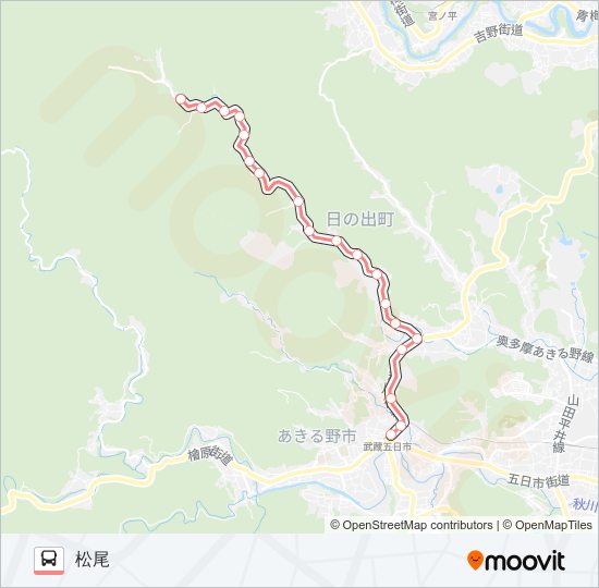 五21 bus Line Map