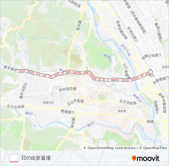 五32 bus Line Map