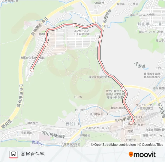 住01 の路線図