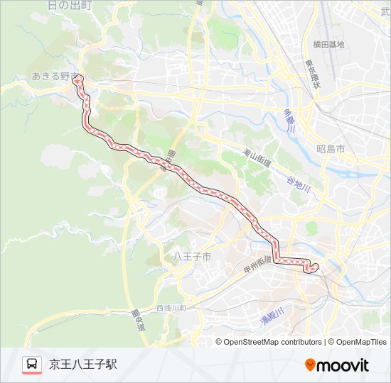 八 Route Schedules Stops Maps 京王八王子駅