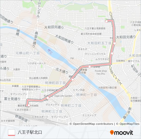 大05 bus Line Map