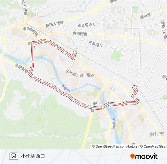 小05 bus Line Map