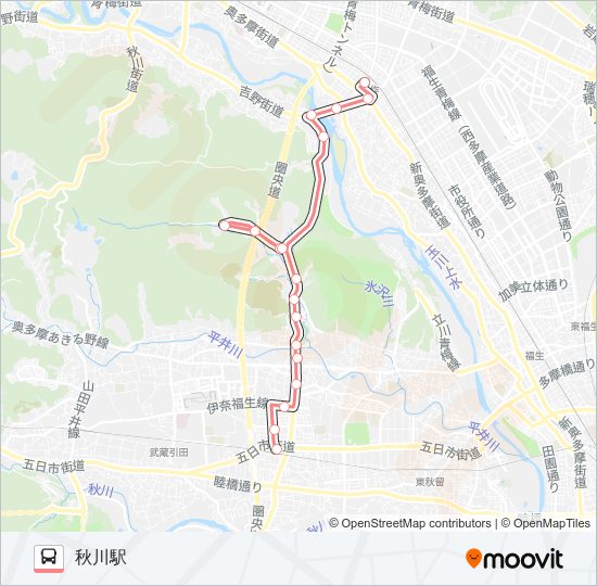 小06 bus Line Map