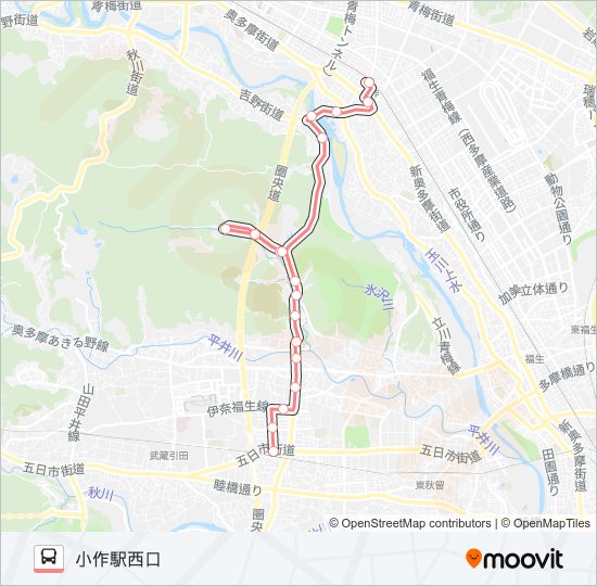 小06 bus Line Map