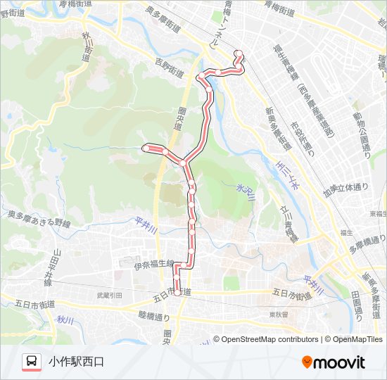 小06 Busの路線図