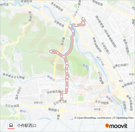 小06 の路線図