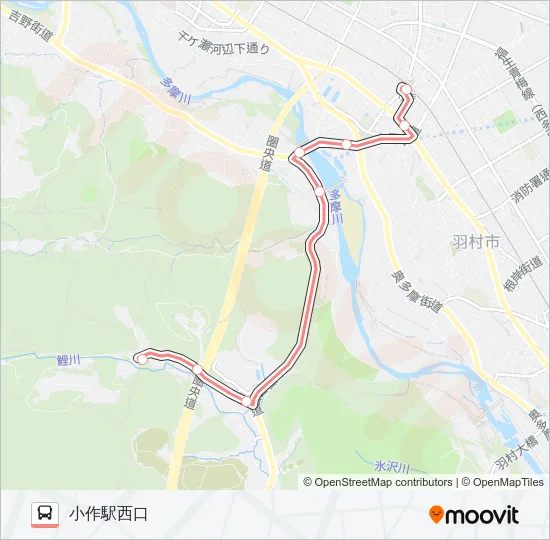小13 の路線図