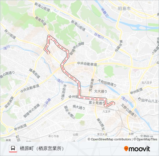 工01 バスの路線図