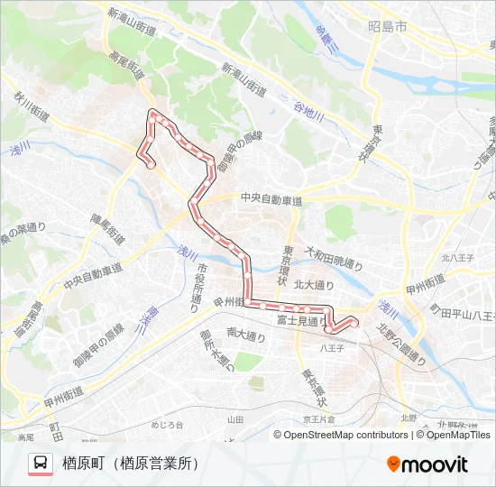工01 の路線図