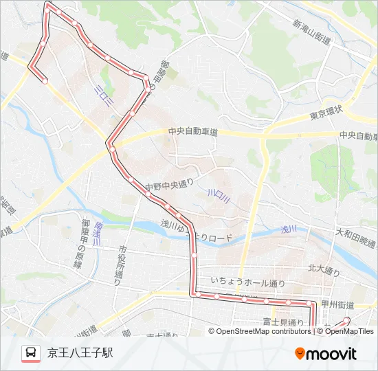 工01 の路線図