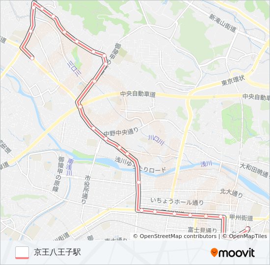 工01 bus Line Map