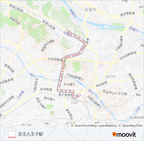 左01 bus Line Map