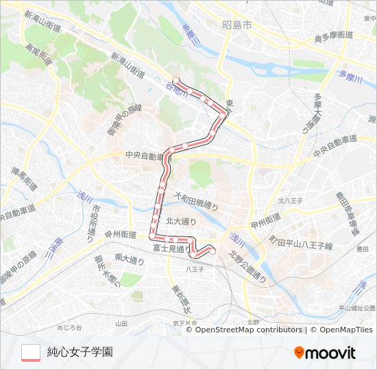 左01 bus Line Map