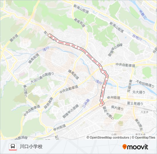 市03 バスの路線図