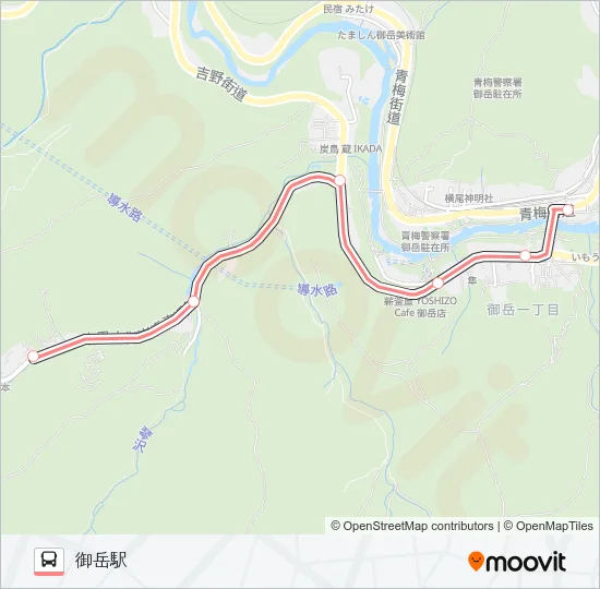 御10 の路線図