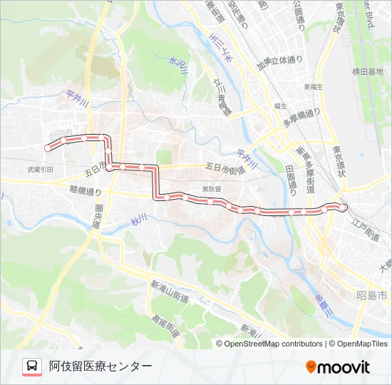拝01 の路線図