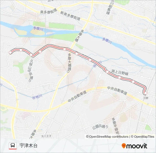 日21 の路線図
