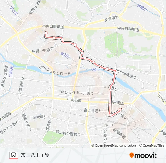 暁21 の路線図