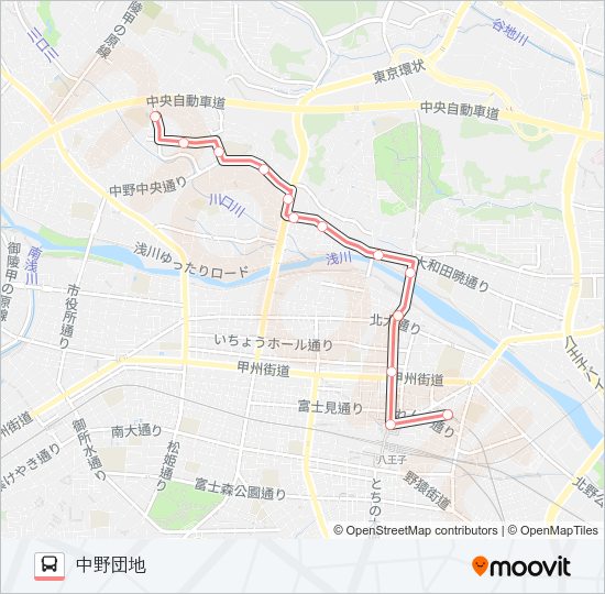 暁21  Line Map