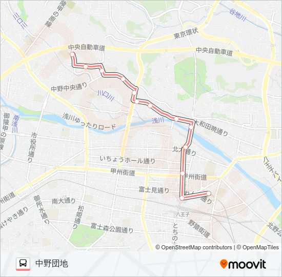 暁21 の路線図