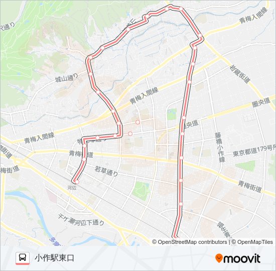 河11 bus Line Map