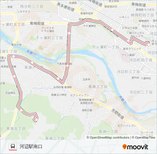 河13  Line Map
