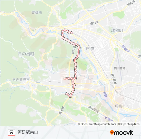 河17  Line Map