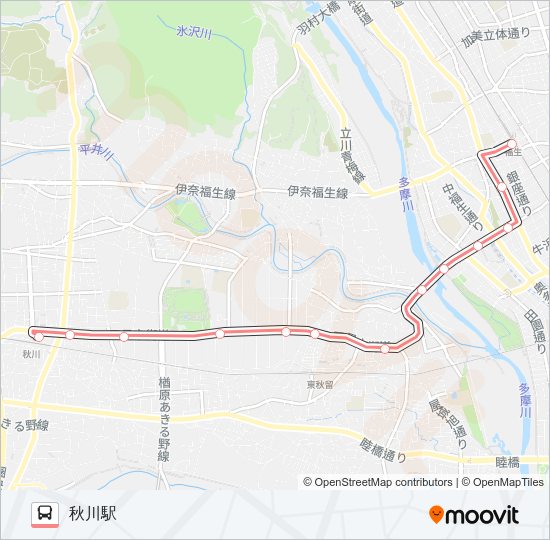 福21  Line Map