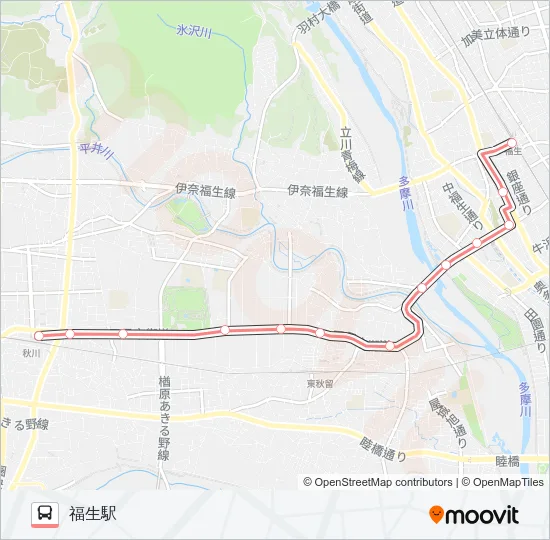 福21  Line Map