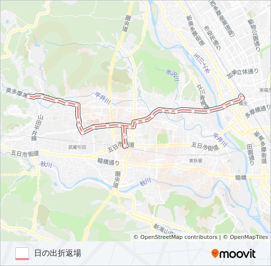 福22 bus Line Map