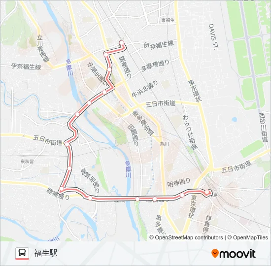 福25  Line Map