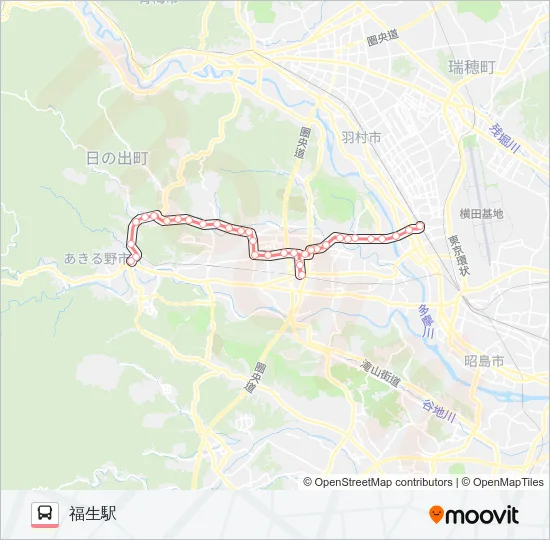 福28  Line Map