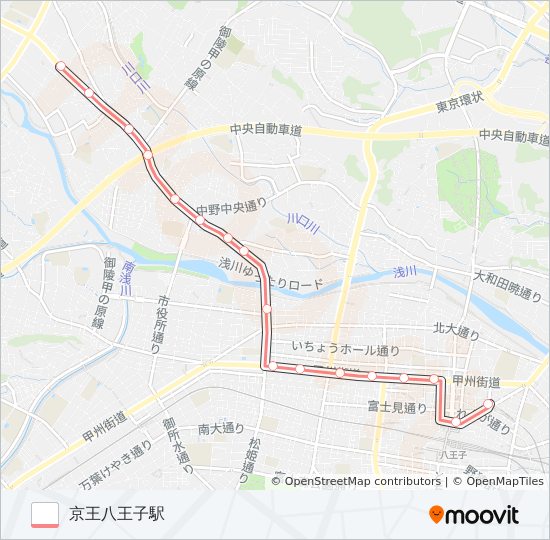 秋01 bus Line Map