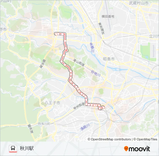 秋61 の路線図