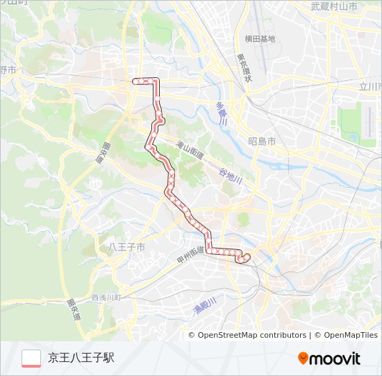秋61 bus Line Map