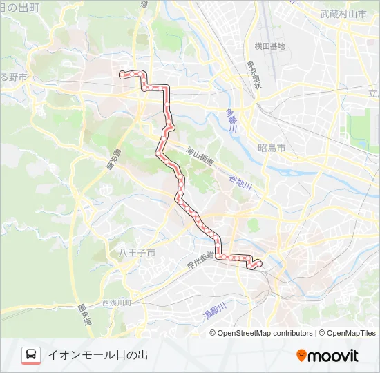 秋62 の路線図