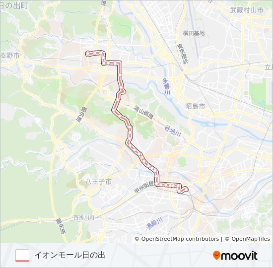 秋62 バスの路線図
