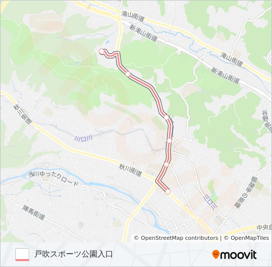 秋63 bus Line Map