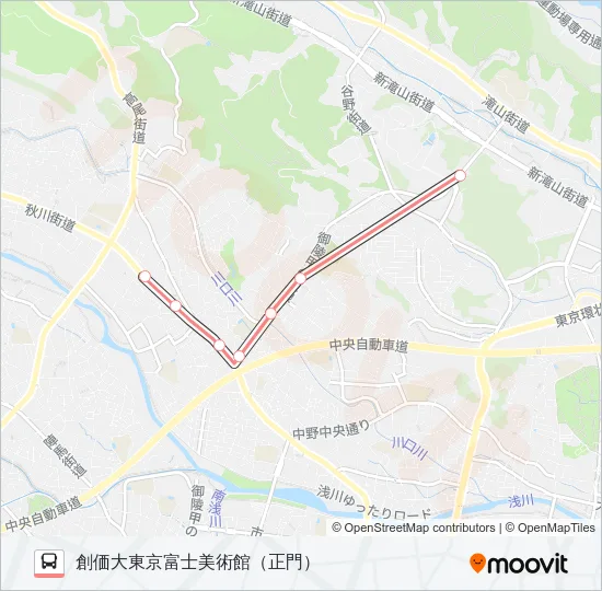 美49 の路線図