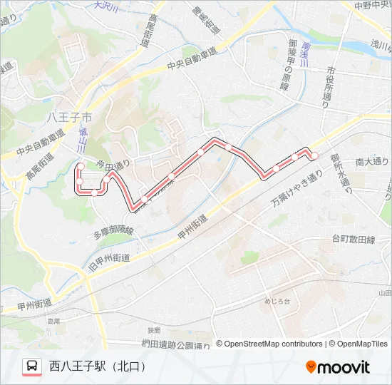 長84 の路線図