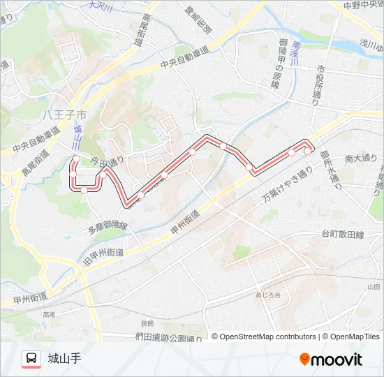 長84 の路線図
