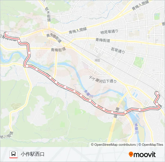 青20  Line Map