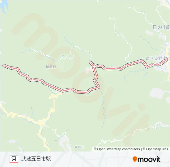 五滝10  Line Map