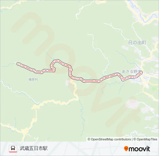 五里18 の路線図