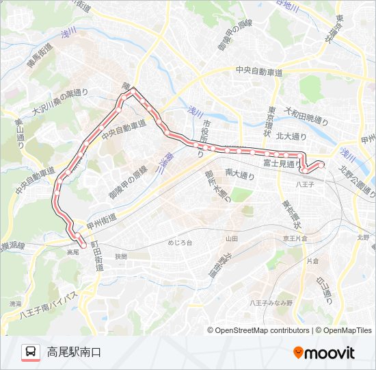 元八03  Line Map