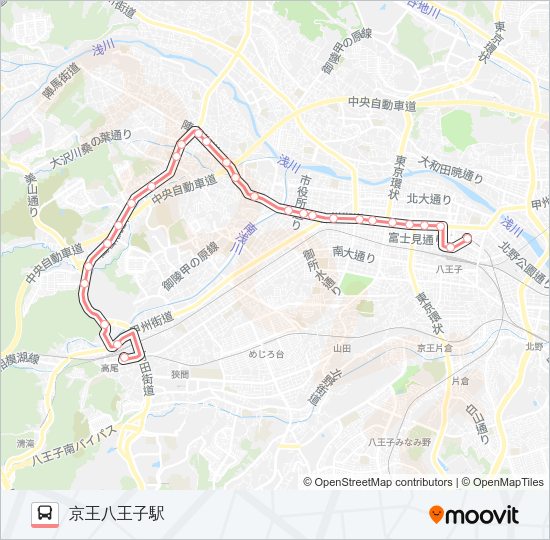 元八03  Line Map