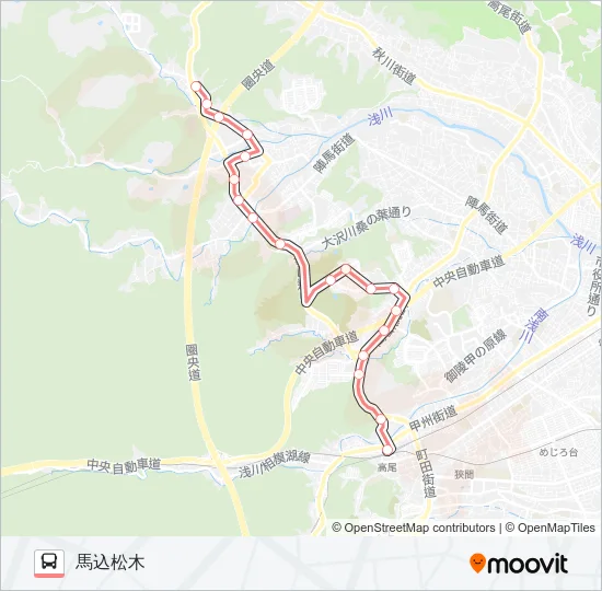 元八15  Line Map